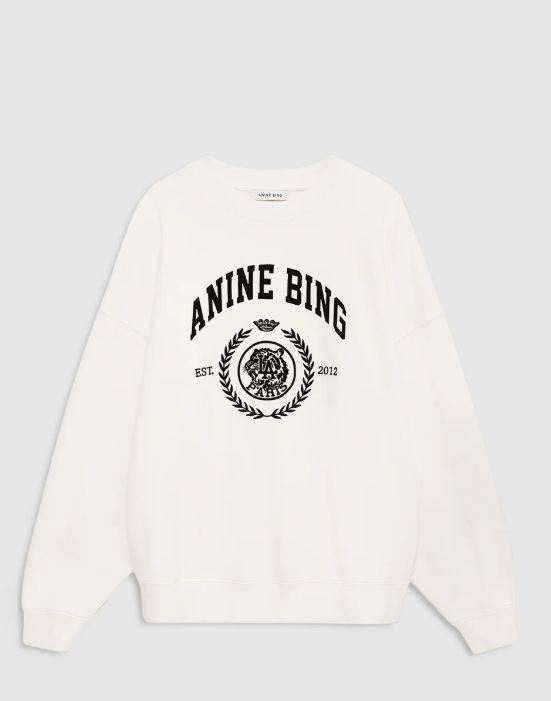 Sudadera Miles Collegiate cream